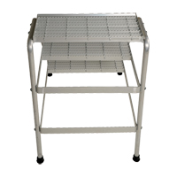 Aluminum Step Stand, 3 Steps, 34-9/16" x 22-13/16" x 30" High The Estey Group