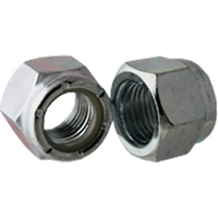 Nylock Nut, 5/16"-18 Dia., Zinc Cr+3, Coarse The Estey Group