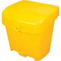 Bacs d'entreposage pour sel & sable, Avec Moraillon, 21" x 27" x 26", 4,24 pi³, Jaune The Estey Group
