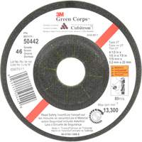 Meule flexible Green Corps, 4-1/2" x 1/8", Arbre 7/8", C&eacute;ramique, Type 27 The Estey Group