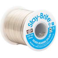 M&eacute;taux d'apport Stay-Brite, Sans plomb, 96 % d'&eacute;tain, 4 % d'argent, &acirc;me Plein, dia. 0,125" The Estey Group
