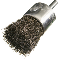 Brosses mont&eacute;es &agrave; fils cr&ecirc;p&eacute;s, 1", Fils 0,014", Tige 1/4" The Estey Group