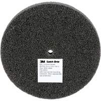 Meule unitaris&eacute;e EXL Scotch-Brite, 5" x 1/2", Arbre de 1/4", Grain de Fin, Carbure de silicium The Estey Group