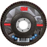 769F Quick Change Flap Disc, 4-1/2" x 7/8", Type 27, 40+ Grit, Ceramic The Estey Group