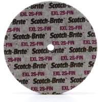 Meule unitaris&eacute;e EXL Scotch-Brite, 6" x 1/4", Arbre de 1/4", Grain de Fin, Carbure de silicium The Estey Group