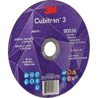 Cubitron 3 Cut-Off Wheel, 6" x 0.045", Type T27, Ceramic, 10200 RPM The Estey Group