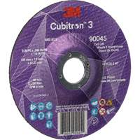 Cubitron™ 3 Cut-Off Wheel, 5" x 0.045", 7/8" Arbor, Type T27, Ceramic, 12250 RPM NY551 | The Estey Group
