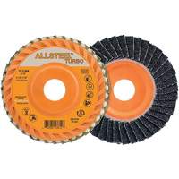 ALLSTEEL Turbo Flap Disc, 4-1/2" x 5/8"-11, 40 Grit, Zirconia Alumina The Estey Group