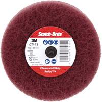Scotch-Brite Roloc Plus General Purpose Scuffing Wheel, 4" Dia. The Estey Group
