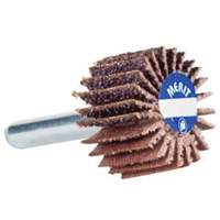 Mini Flap Wheel, Aluminum Oxide, 80 Grit, 1-1/2" x 1-1/2" x 1/4" The Estey Group