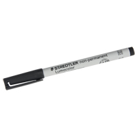 Lumocolor&reg; Non Permanent Medium Tip Black Marker, Black, Medium Tip The Estey Group