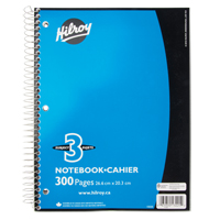 3 Subject Spiral Notebook The Estey Group