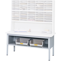 E-z Sort&reg; Mailroom Furniture-sorting Tables With Shelf-base Table With Shelf, 60" W x 28" D x 36" H, Laminate The Estey Group