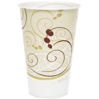 Disposable Cups, Paper, 12 oz., Multi-Colour The Estey Group