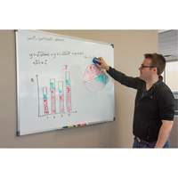 White Board, Magnetic, 36" W x 24" H The Estey Group