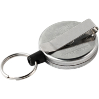 Original Self Retracting Reels #485-HDK, Chrome, 48" Cable, Belt Clip Attachment The Estey Group