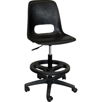 Tabouret avec dossier pour classe de s&eacute;rie 800, Mobile, Ajustable Hauteur, Capacit&eacute; 250 lb The Estey Group