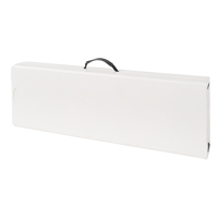 Folding Bench, Polyethylene, 72" L x 12" W x 17" H The Estey Group