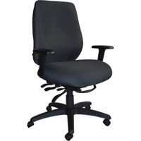 Chaises ergonomiques robustes Cierra , Tissu, Noir, Capacit&eacute; 400 lb The Estey Group