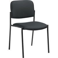 Chaises sans accoudoirs empilables, Tissu, Hauteur 32", Capacit&eacute; 300 lb, Charbon The Estey Group