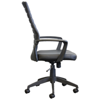 Activ A-128 Office Chair, Polyurethane, Black, 275 lbs. Capacity The Estey Group