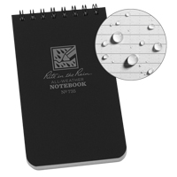 Carnet de notes de poche &agrave; spirale, Couverture souple, Noir, 100 Pages, 3" , 5"  The Estey Group