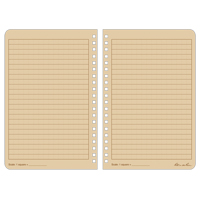 Carnet de notes de poche &agrave; spirale lat&eacute;rale, Couverture souple, Havane, 64 Pages, 4-5/8" , 7"  The Estey Group