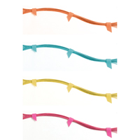 Ruban pour gestion des c&acirc;bles One-Wrap, Boucle et crochet, 25 vg x 3/4", Auto-aggripant, Aqua The Estey Group