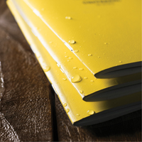 Carnet de notes, Couverture souple, Jaune, 48 Pages, 4-5/8" , 7"  The Estey Group