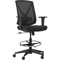 Activ Series Premium Synchro-Tilt Adjustable Chair, Fabric/Mesh, Black, 275 lbs. Capacity The Estey Group