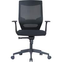 Activ Series Synchro-Tilt Office Chair, Fabric/Mesh, Black, 275 lbs. Capacity The Estey Group