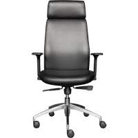 Activ Series High Back Executive Chair, Polyurethane/Vinyl, Black, 275 lbs. Capacity The Estey Group