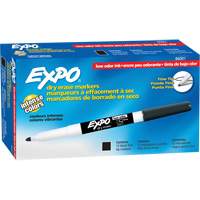 Low Odour Dry Erase Whiteboard Marker, Black, Fine Tip The Estey Group