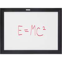 Black MDF Frame Whiteboard, Dry-Erase/Magnetic, 24" W x 18" H The Estey Group