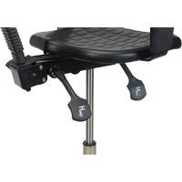 Heavy-Duty Ergonomic Stool with Adjustable Arm Rests, Stationary, Adjustable Height, 250 lbs. Capacity The Estey Group