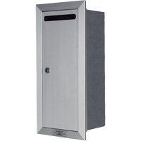 Recessed Collection Box, Wall -Mounted, 16-3/16" x 6-3/8", Aluminum The Estey Group