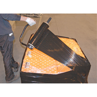 Stretch Wrap, 80 Gauge (20.3 micrometers), 18" x 1000', Opaque Black The Estey Group