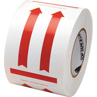 This Side Up Pictogram Special Handling Labels, 6" L x 4" W, Red on White The Estey Group
