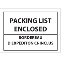 Packing List Envelopes, 4" L x 5" W, Backloading Style The Estey Group