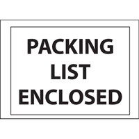 Packing List Envelopes, 4" L x 5" W, Backloading Style The Estey Group