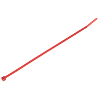 Intermediate Cable Ties, 8" Long, 40 lbs. Tensile Strength, Red The Estey Group
