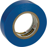 Rubans en vinyle pour codage en couleurs 35 Scotch, 12,7 mm (1/2") x 20,1 m (66'), Bleu, 7 mils The Estey Group