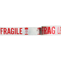 Bilingual Printed Tape – Fragile This Side Up , Red on White The Estey Group