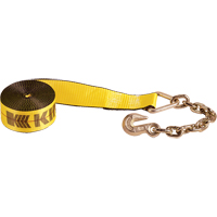 Winch Straps, Chain Anchor, 3" W x 30' L, 5400 lbs. (2450 kg) Working Load Limit The Estey Group