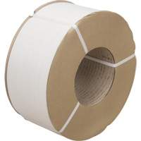 Strapping, Polypropylene, 3/8" W x 12900' L, White, Machine Grade The Estey Group