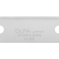 Glass Scraper Replacement Blades, Single Style The Estey Group
