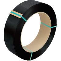 Strapping, Polyester, 1/2" W x 5800' L, Black, Manual Grade The Estey Group