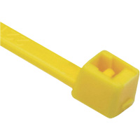 Attaches de c&acirc;bles s&eacute;rie T, Longueur 8", R&eacute;sistance &agrave; la traction 50 lb, Jaune The Estey Group
