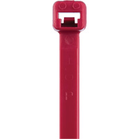Attaches de c&acirc;bles s&eacute;rie T, Longueur 8", R&eacute;sistance &agrave; la traction 50 lb, Rouge The Estey Group