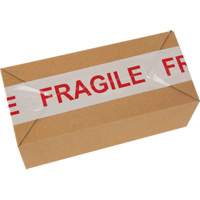 "Fragile" Box Sealing Tape, Hot Melt Adhesive, 2 mils, 48 mm (2") x 100 m (328') The Estey Group